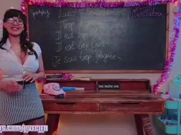 Chaturbate livecleo is Freechat livecleo — MissCleo French Class! WHO will be my naughtiest boy? #bigass #bigboob #lovense #pantyhose #squirt