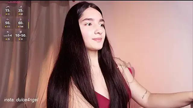 StripChat dulceangel__ is Freechat dulceangel__ — touch my pussy and rub clit